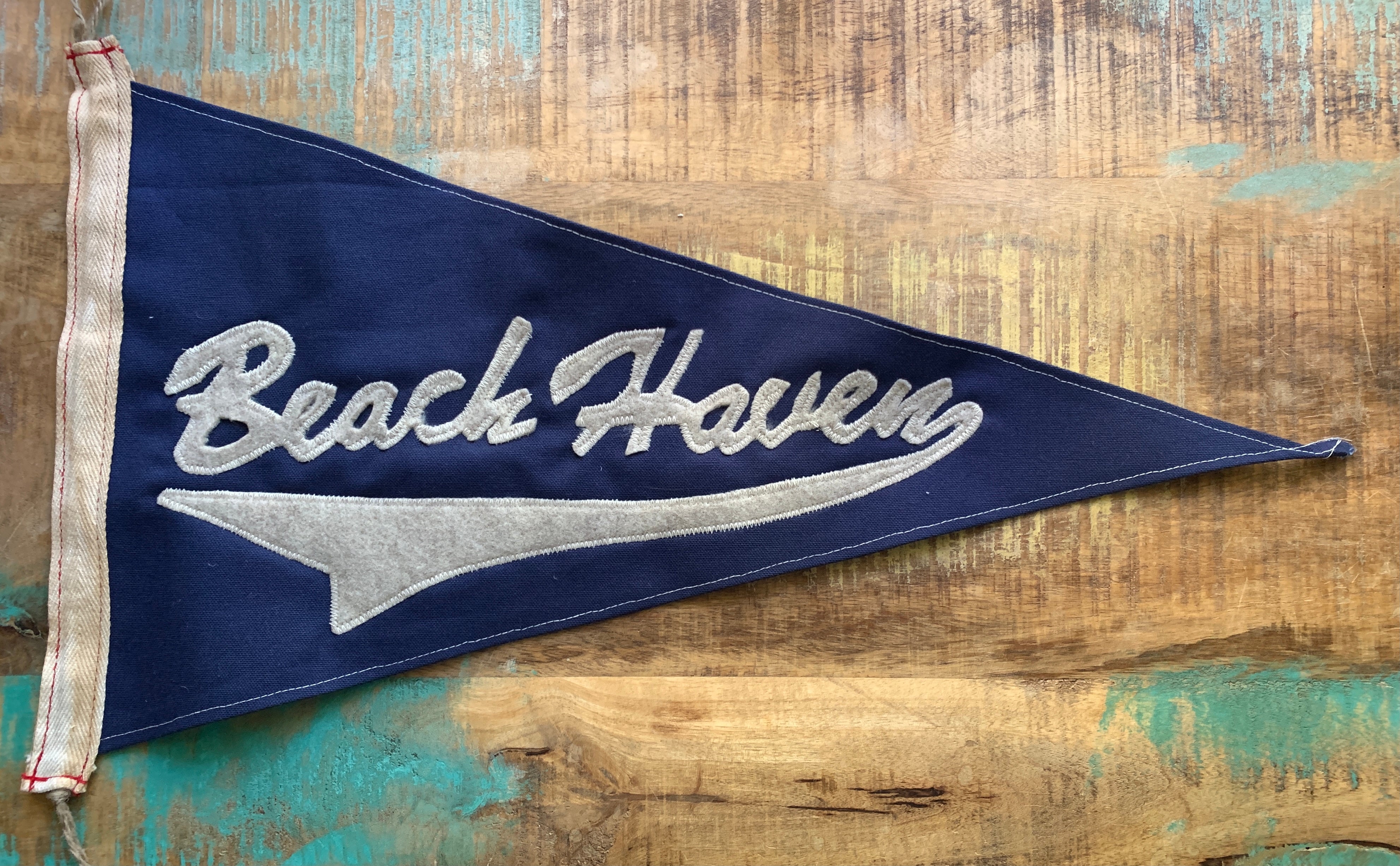 Beach Haven LBI NJ Surf flag - pennant – Waxed Surf Flags